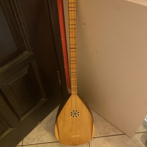 Student Tambouras with case, strings replaced