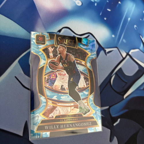 Willy Hernangomez 2025-26 Panini Select EuroLeague Winter Camo card like new