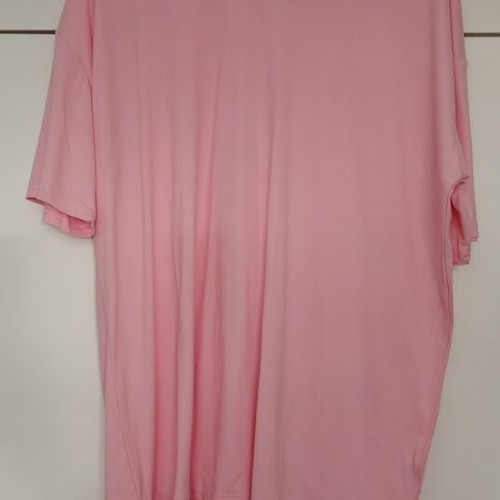 Pink V-neck blouse, XXL size