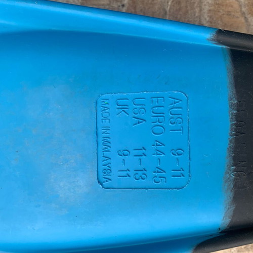 Energetics swim fins like new, EU 44-45 US 11-13