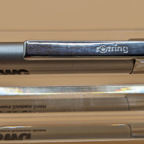 Rotring promotional pen used with slight defect