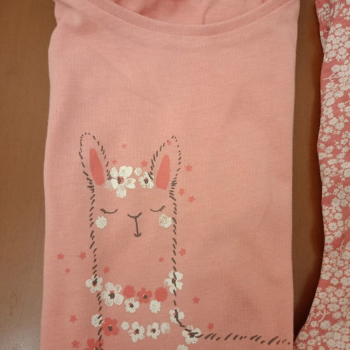 Mothercare pink daily set with lama like new