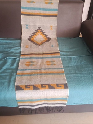 Boho Scarf Mini Throw Like New