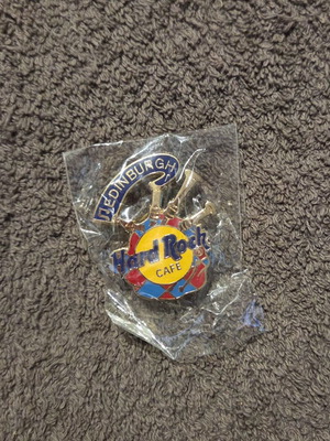 Συλλεκτική καρφίτσα Hard Rock Cafe Edinburgh (Bagpipes Pin) καινούργια