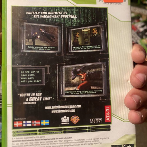 Enter the Matrix Xbox classic game