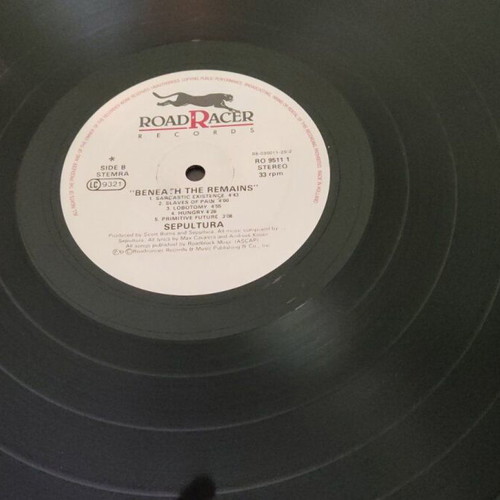 Sepultura Beneath The Remains LP used, metal