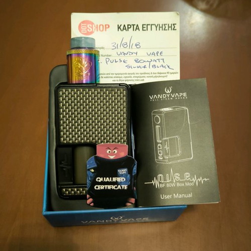 Pulse BF 80W Squonk Mod and Dead Rabbit RDA used set