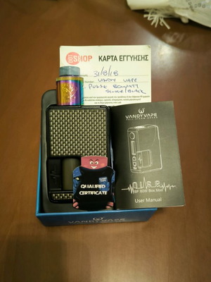 Pulse BF 80W Squonk Mod and Dead Rabbit RDA used set