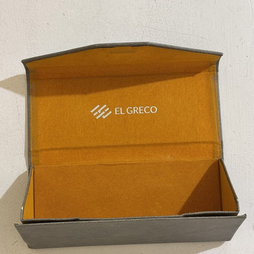 El Greco folding hard glasses case gray like new