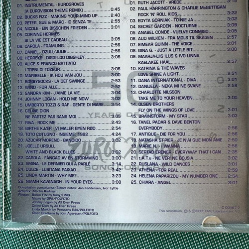 Eurovision All The Winners & Favourites 4 CD like new