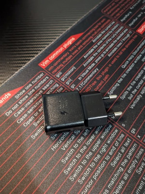 Samsung 15W PD Power Adapter EP-TA200 like new, black
