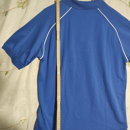 Nike KNVB men's royal blue Dri-FIT polo shirt, size M