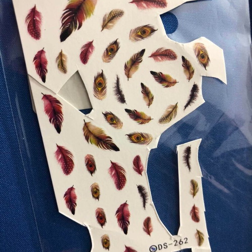 Nail Stickers Set 2 Pieces Water and 3D Used