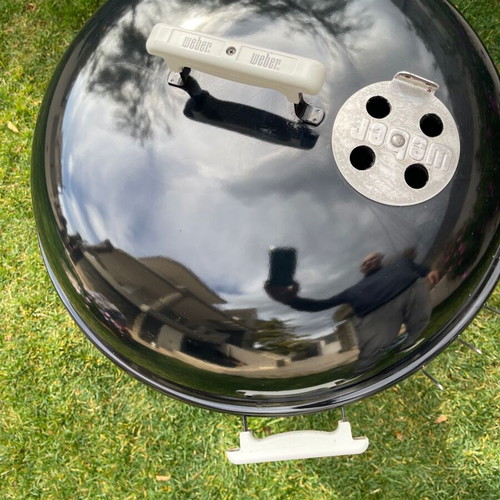 Weber grill used with storage cover