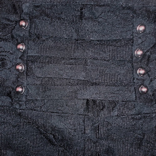 J. Stars Lace Shorts with Matching Band Detail like new, black and silver