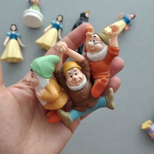 Snow White and The Seven Dwarfs Disney McDonald's Collectable Figures bundle of 14 used