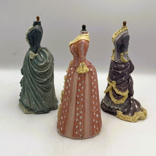 Victorian Fashion Series set of 3 collectible figures like new, vintage miniatures