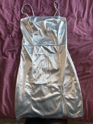 Blue mini dress used, size S-M