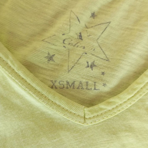 Colin's T-shirt used, size XS, yellow