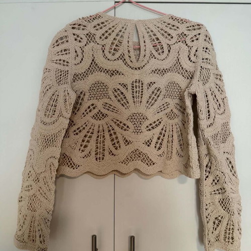 Sézane cotton blouse Small like new, ecru