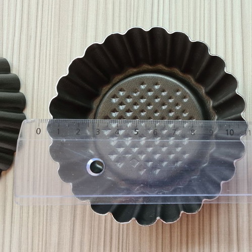 Tart Molds new, 2 pieces, 11cm diameter with non-stick coating