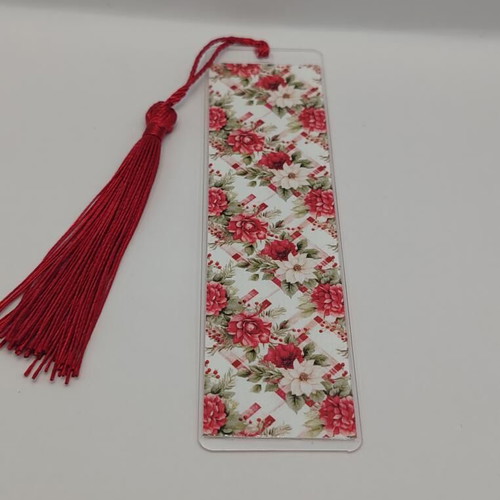 Bookmark new with handmade design and tassel