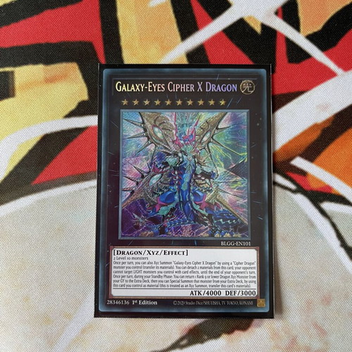 Galaxy-Eyes Cipher X Dragon Secret Rare Yu-Gi-Oh! Card near mint