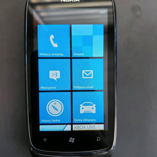 Nokia Lumia 610 black used, 8GB storage