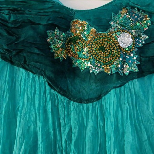 No Fear turquoise dress like new, size S