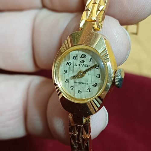 Silver Ancre 17 Rubis Vintage Mechanical Women's Watch like new