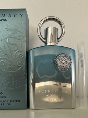 Afnan Supremacy in Heaven Eau de Parfum tester decants like new