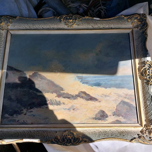 E. Pantazopoulos oil painting artwork