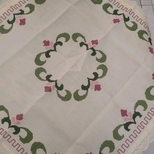 Embroidery new in earthy colors