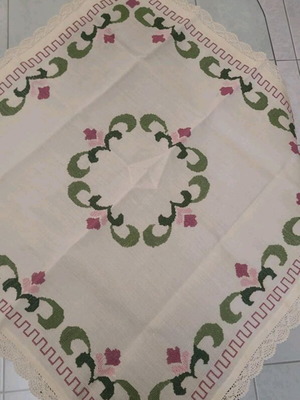 Embroidery new in earthy colors
