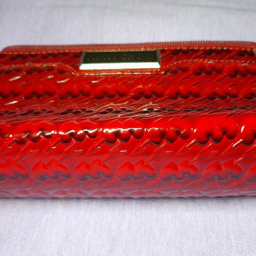 Jimmy Choo bag/wallet used, red handheld