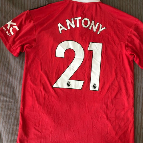 Manchester United Home Shirt 2022-23 Antony #21, authentic