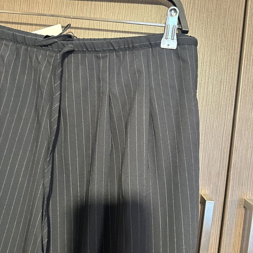 Balloon pants blue striped Zara new, size M