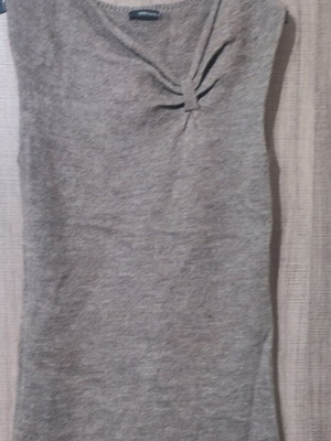 Queguapa sleeveless short dress like new, beige, size S