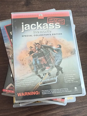 Jackass ολόκληρη συλλογή DVD μεταχειρισμένη, 8 δίσκοι με ελληνικούς υπότιτλους