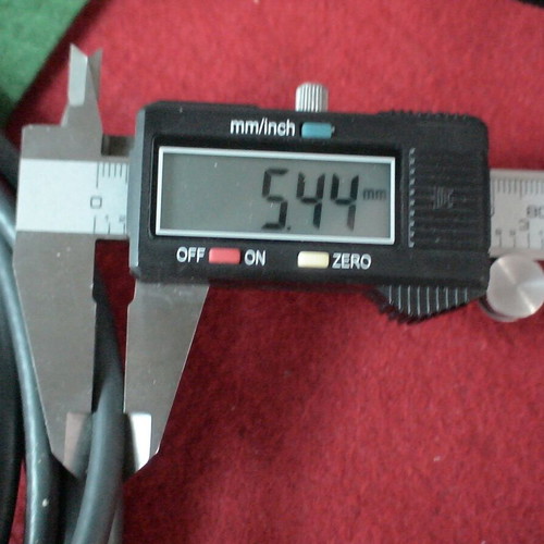 Coaxial cable 8 meters used with connectors