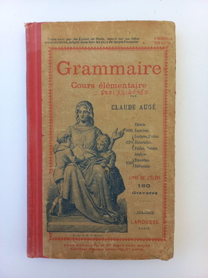 French Grammar Book 1911 used