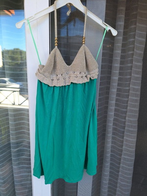 πράσινο χρυσό μπλουζοφορεμα