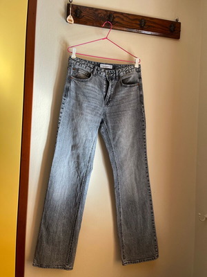 Stradivarius Jean pants D98 like new, high waist, black and grey