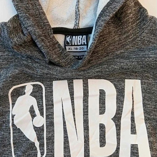 NBA official hoodie like new, XL kids size