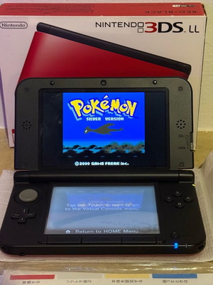 Nintendo 3DS XL Red x Black σαν καινούργιο, πλήρες σε κουτί