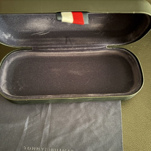 Tommy Hilfiger hard sunglasses case, blue
