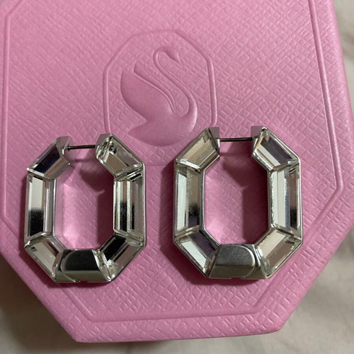 Swarovski earrings like new, silver