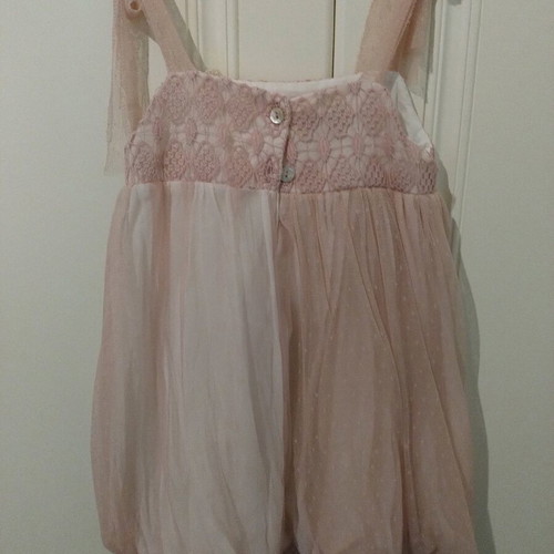Handmade dress for formal occasion new, with knitted hat gift