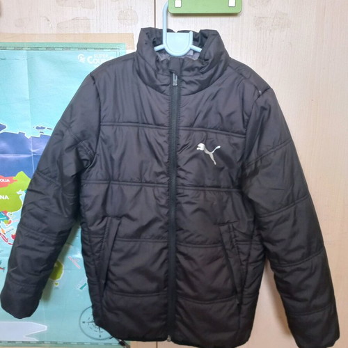 Puma kids jacket used, black, size 140 cm