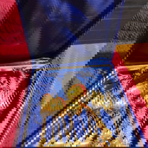 Комплект прибори употребявани, 6 вилици, 5 чаени лъжички, 2 големи лъжици, шпатула